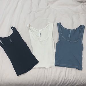 Skims Cotton Rib Tank Top Bundle